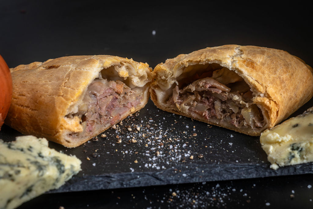 Beef & Cornish Blue Cheese Pasties (6 Pasties)