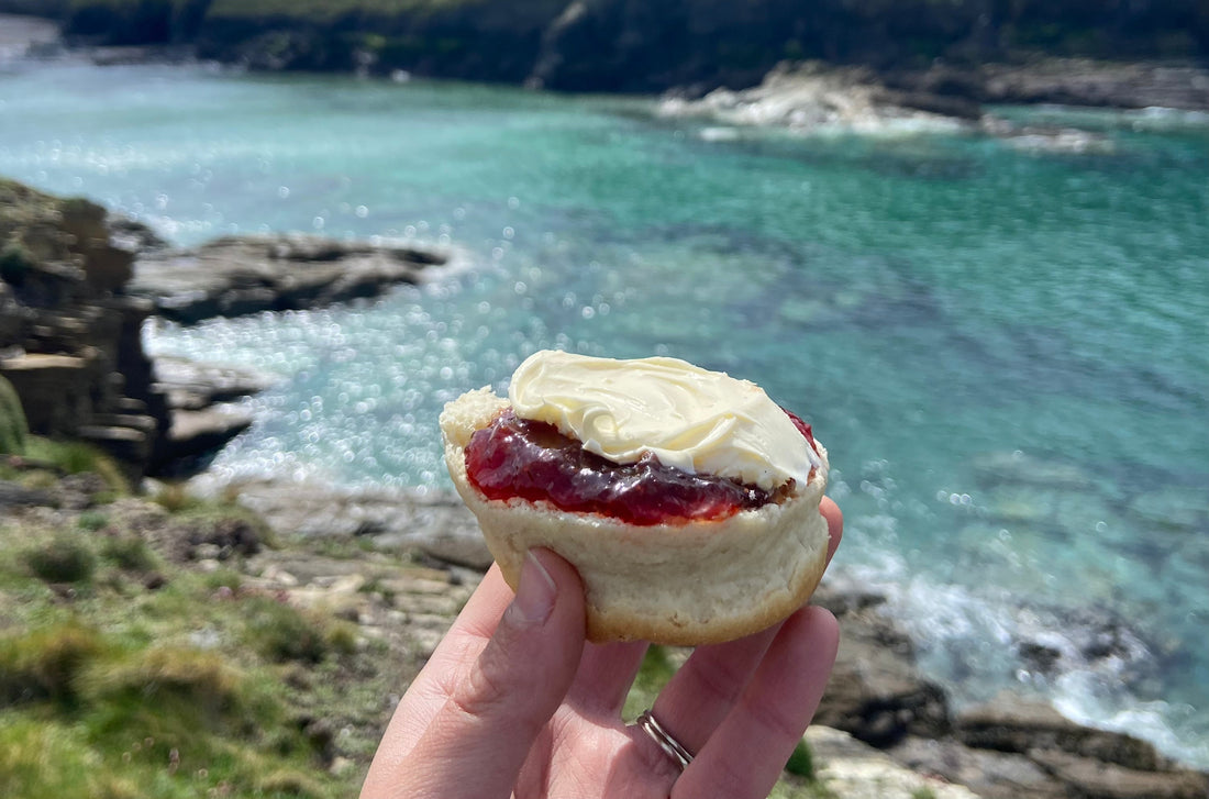 Cream Tea by the beach