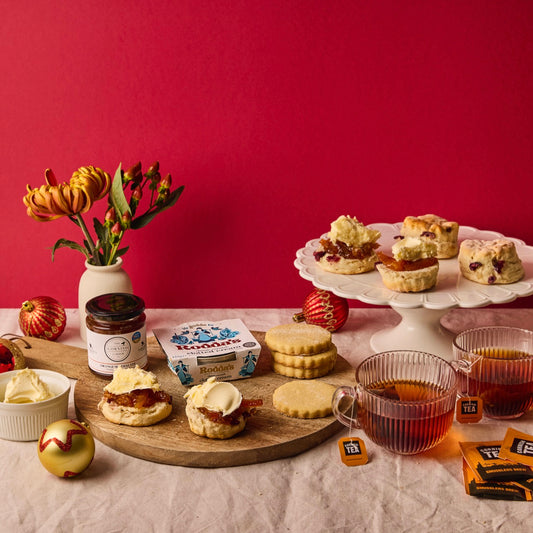 Orange & Cranberry Cream Tea for 4