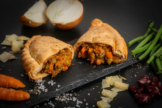 Baked Spicy Vegetable Pasties (Vegan) (6 Pasties)